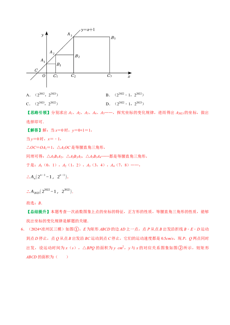 专题27期末重点考向复习一次函数与几何综合（较难）（教师版）_初中数学_八年级数学下册（人教版）_专题训练+提分专项训练-V6
