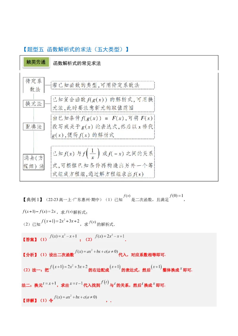 第06讲函数的概念与表示（精讲）-2025年高考数学一轮复习讲义及高频考点归纳与方法总结（新高考通用）解析版_2.2025数学总复习_2025年新高考资料_一轮复习