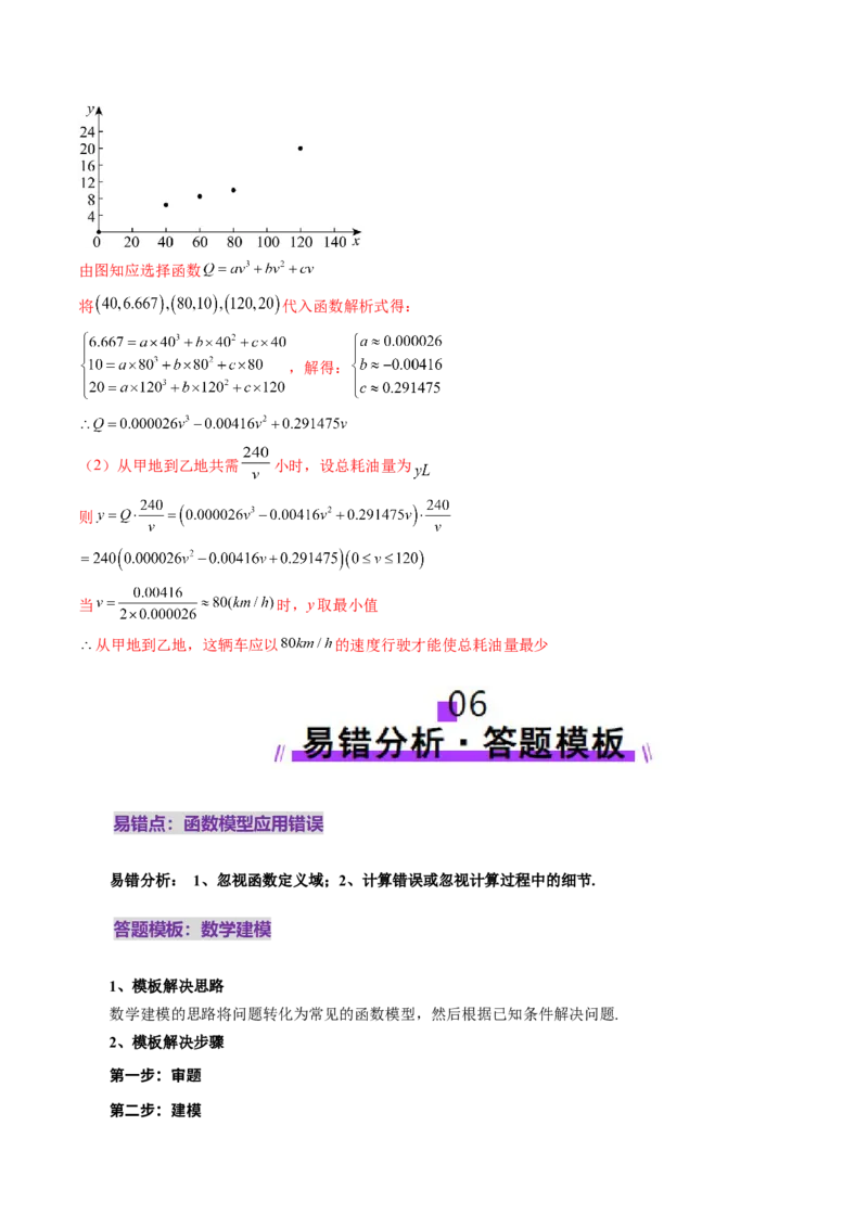 第08讲函数模型及其应用（五大题型）（讲义）（解析版）_2.2025数学总复习_2025年新高考资料_一轮复习_2025年高考数学一轮复习讲练测（新教材新高考，含2024高考真题）