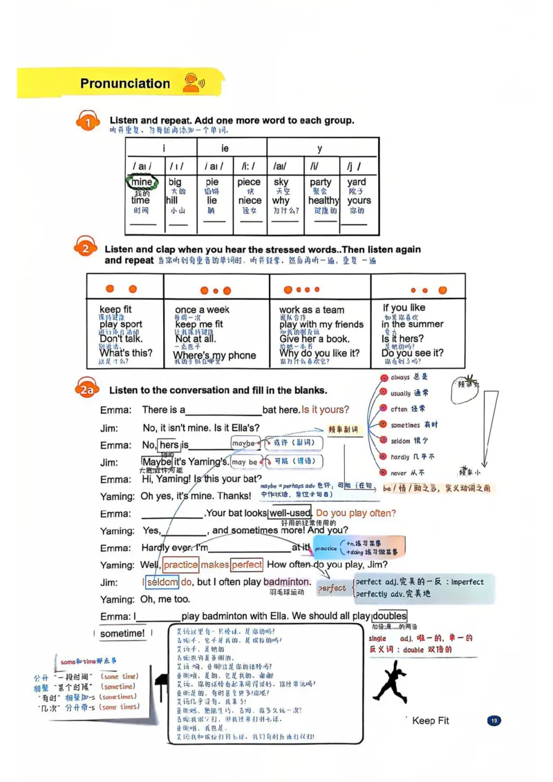 课堂笔记_新人教版7下英语学习资料包_6.课堂笔记