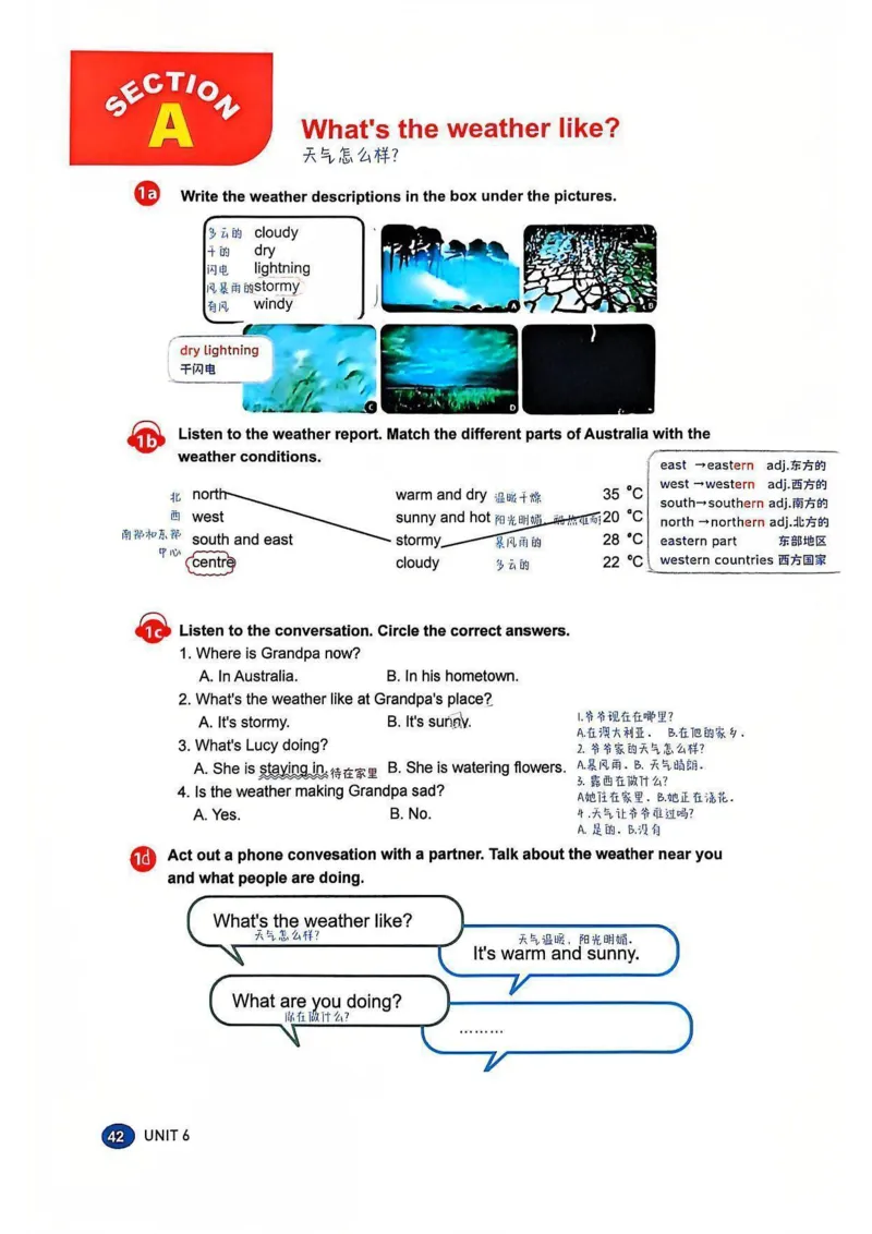 课堂笔记_新人教版7下英语学习资料包_6.课堂笔记