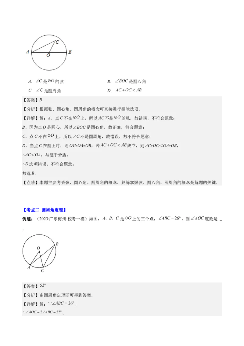 专题24.2圆的有关性质--圆周角之七大考点(教师版)_初中数学_九年级数学上册（人教版）_重难点专题提优-V8