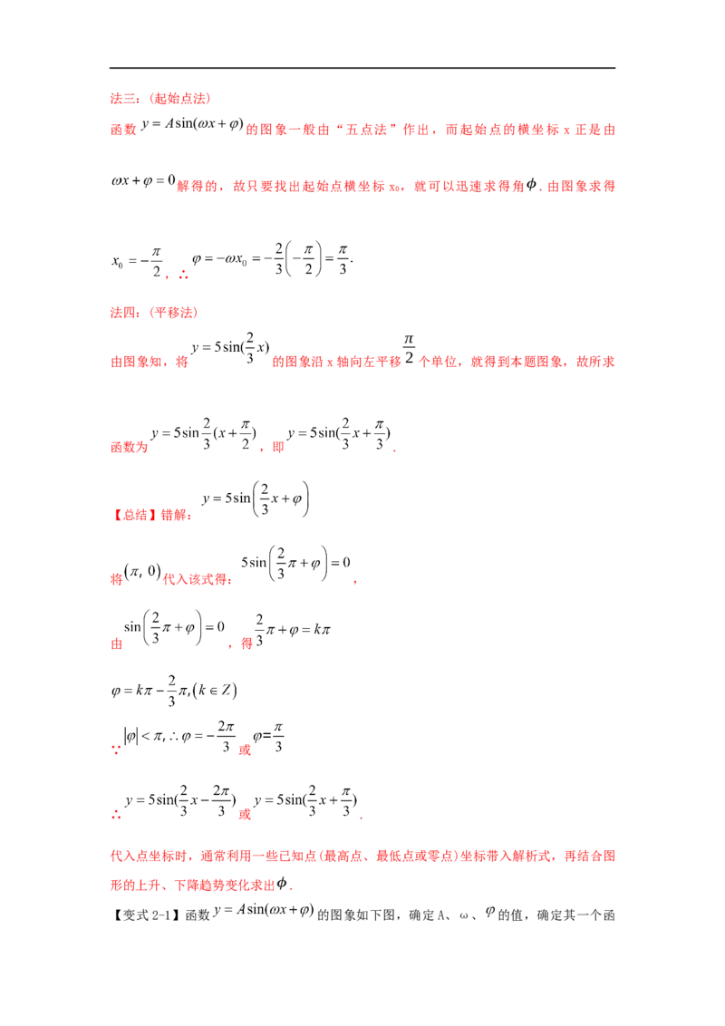 第26讲Y=sin(wx+b)的图像与性质（解析版）_2.2025数学总复习_2023年新高考资料_一轮复习_2023年高考数学一轮复习考点精讲练+易错题型（新高考专用）