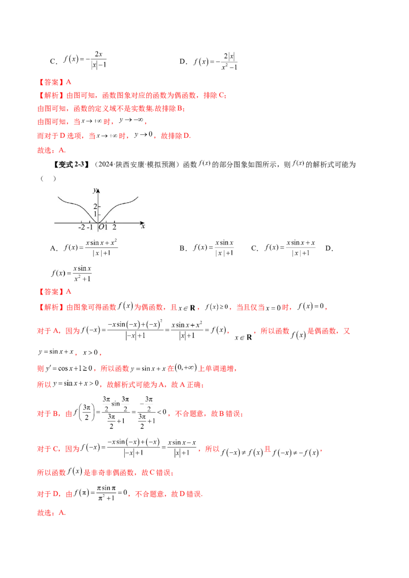 第06讲函数的图象（九大题型）（讲义）（解析版）_2.2025数学总复习_2025年新高考资料_一轮复习_2025年高考数学一轮复习讲练测（新教材新高考，含2024高考真题）