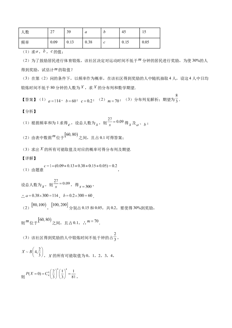 第31讲两点分布、超几何分布、二项分布、正态分布（解析版）_2.2025数学总复习_赠品通用版（老高考）复习资料_一轮复习_通用版2023届数学高考一轮教案（Word版，含解析）