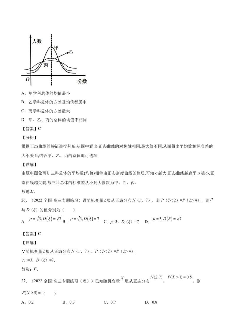 第31讲两点分布、超几何分布、二项分布、正态分布（解析版）_2.2025数学总复习_赠品通用版（老高考）复习资料_一轮复习_通用版2023届数学高考一轮教案（Word版，含解析）
