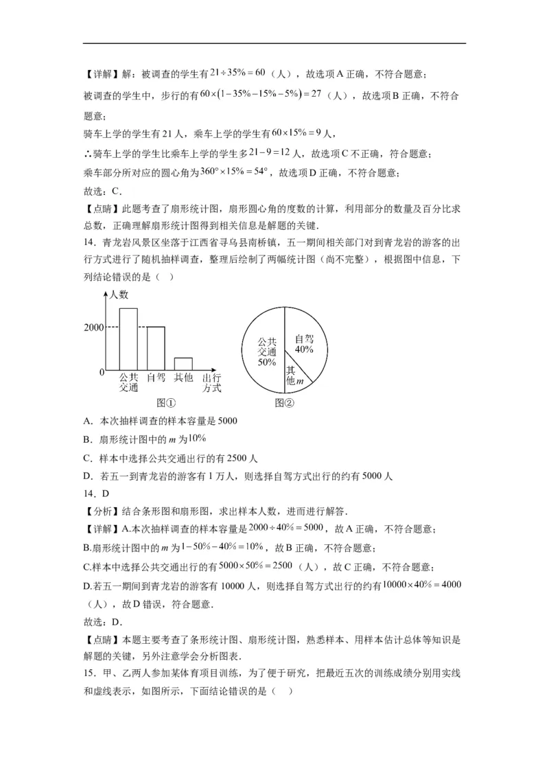 10.1统计调查（解析版）_初中数学人教版_7下-初中数学人教版_7下-初中数学人教版（旧版）赠送_07专项讲练_10.1统计调查