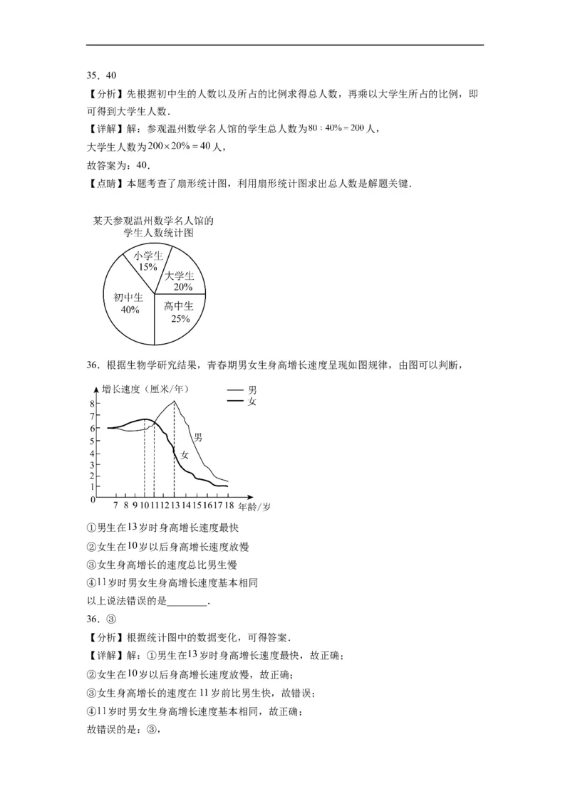 10.1统计调查（解析版）_初中数学人教版_7下-初中数学人教版_7下-初中数学人教版（旧版）赠送_07专项讲练_10.1统计调查