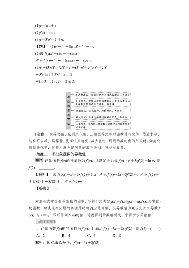 第1讲　变化率与导数、导数的计算_2.2025数学总复习_2023年新高考资料_一轮复习_2023新高考一轮复习讲义+课件_2023年高考数学一轮复习讲义（新高考）_赠补充习题库