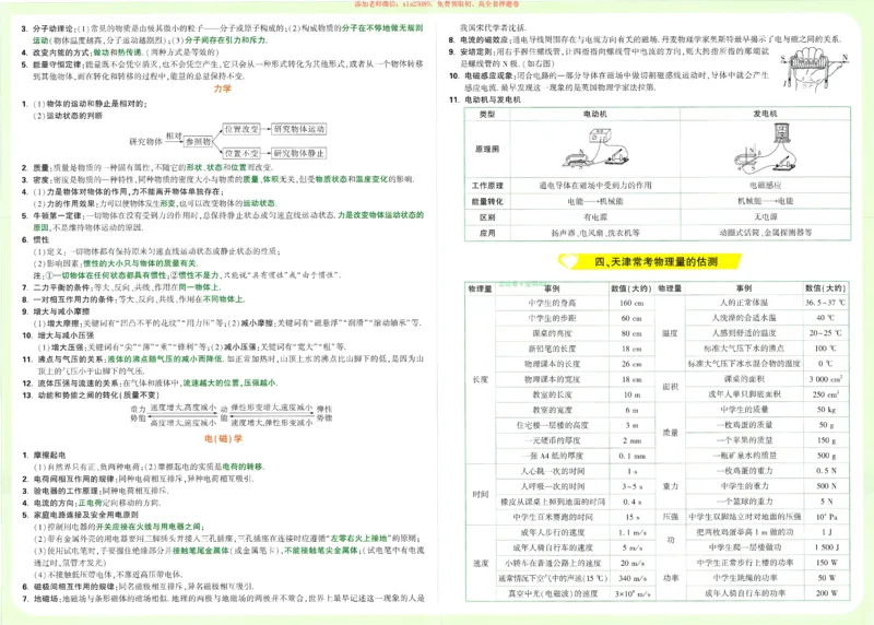 2025《万唯中考&bull;天津定心卷》速记笔记7科合订_初中资料合集_万唯2025版万唯中考《定心卷》全国地方版实时更新（已更11省）_2025万唯中考《定心卷》7科（天津）