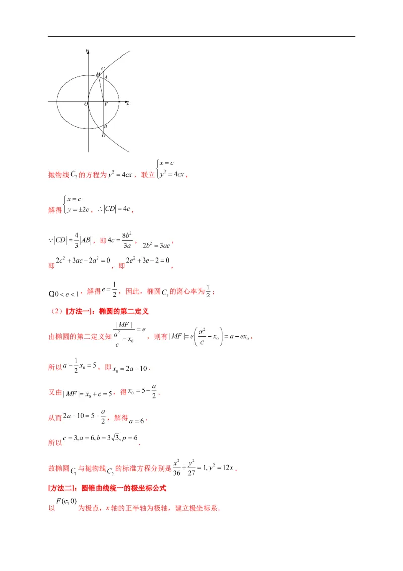 第29节椭圆（解析版）_2.2025数学总复习_赠品通用版（老高考）复习资料_一轮复习_备战2023年高考数学一轮复习考点帮（全国通用）