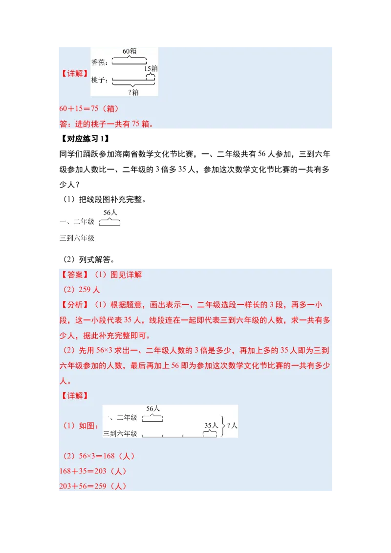 第三单元解决问题的策略（五大考点）-（教师版）苏教版(1)_三年级数学下册（苏教版）_解决问题专项练习-T7_2025版