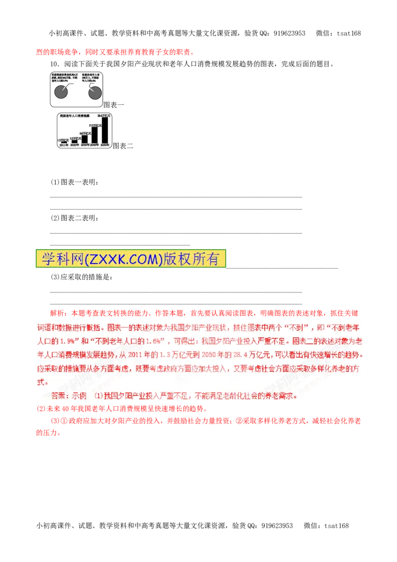 专题10图文转换（教学案）-2017年高考语文一轮复习精品资料（解析版）_高语_1高中语文_2017年高考语文一轮复习精品资料（教学案+押题专练）（全套打包79份）