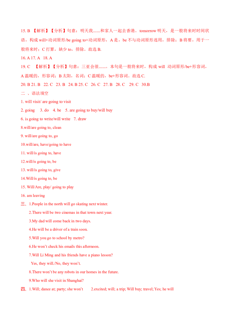 Unit6语法（知识清单）-（译林版三起）_单元知识专项_2024版