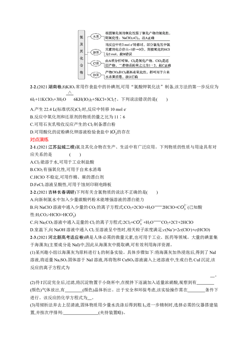 2023新高考化学总复习优化设计_05高考化学_新高考复习资料_2023年新高考资料_专项复习_2023新高考化学总复习优化设计