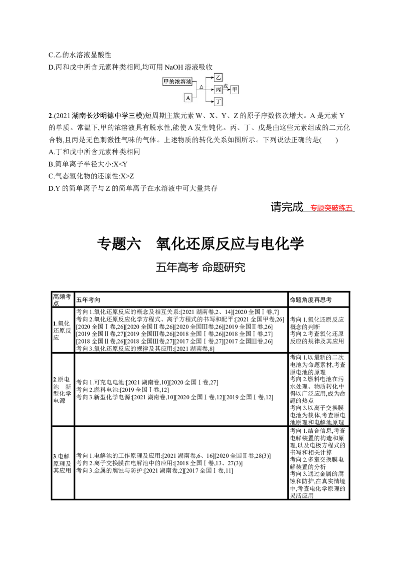 2023新高考化学总复习优化设计_05高考化学_新高考复习资料_2023年新高考资料_专项复习_2023新高考化学总复习优化设计