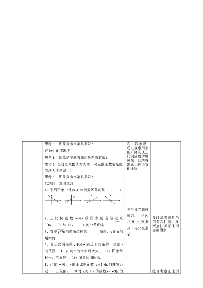 19.2.1正比例函数第二课时教案_初中数学人教版_八年级数学下册_保存转存之后查看(1)_8下-初中数学人教版（2026春新版持续更新）_旧版-可参考_01课件+教案（配套）_课件+教案（配套）