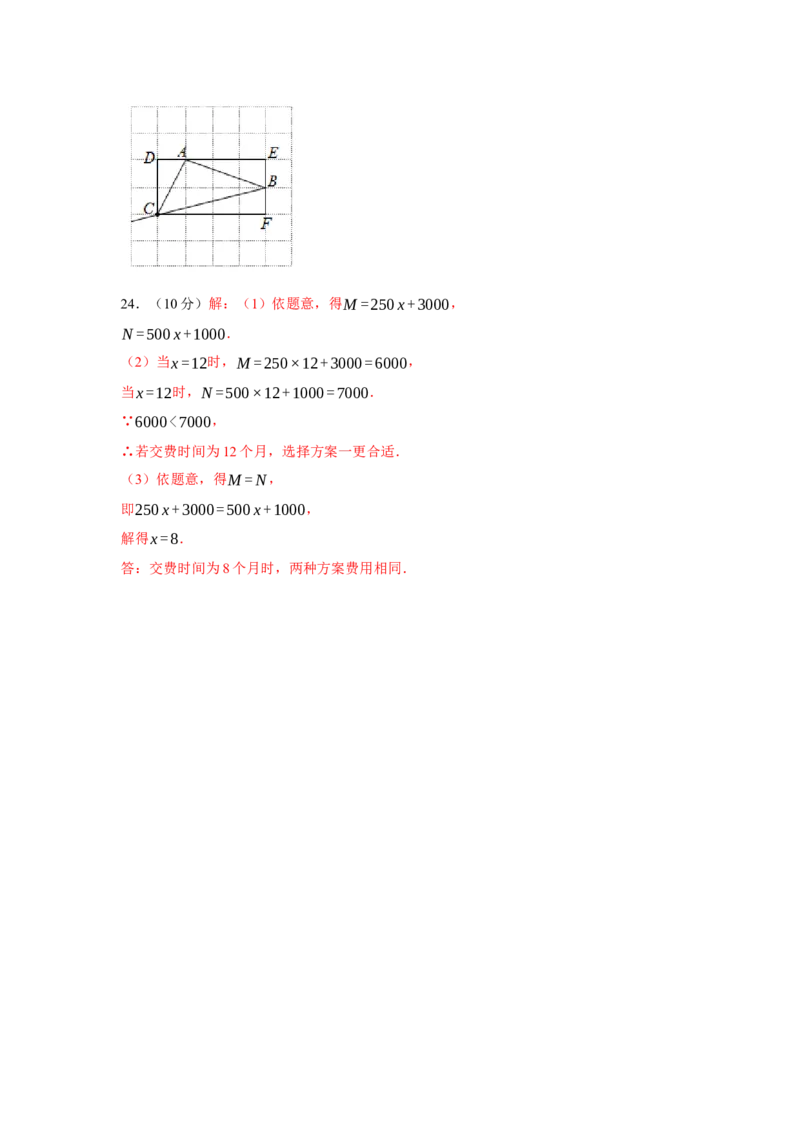 七年级数学上学期期末仿真测试（云南专用）-2023-2024学年七年级数学上学期期末复习重难点突破（人教版）（参考答案）_初中数学人教版_7上-初中数学人教版_06习题试卷_4期末试卷