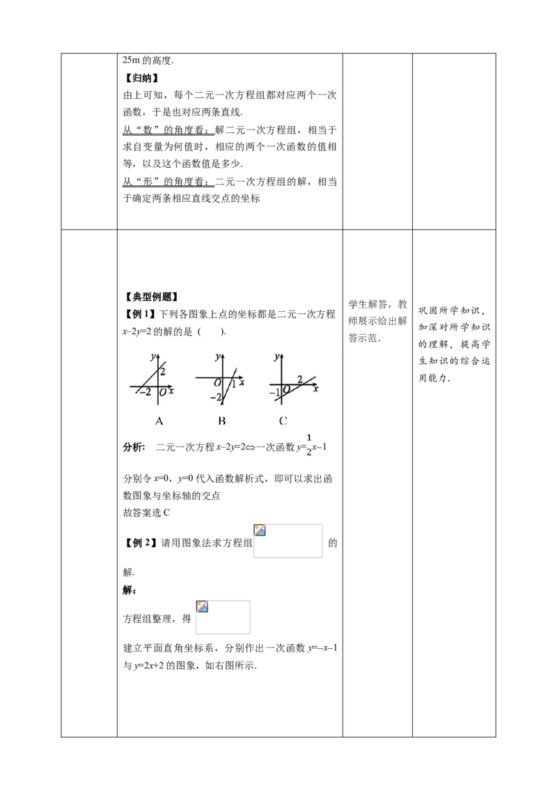 《19.2.3一次函数与方程、不等式第2课时》同步精品教案_初中数学人教版_八年级数学下册_保存转存之后查看(1)_8下-初中数学人教版（2026春新版持续更新）_旧版-可参考_课件+教案（配套）