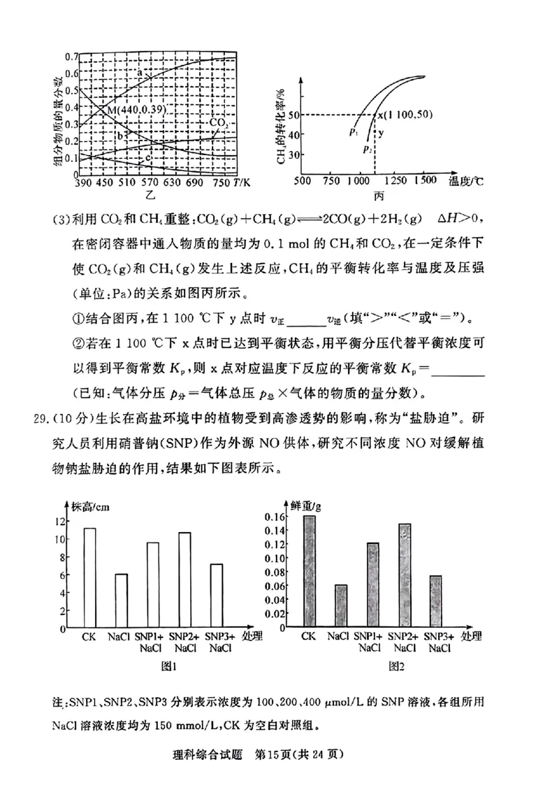2023届高考河南湘豫名校联考3月理科综合试卷公众号：一枚试卷君_05高考化学_高考模拟题_新高考_2023湘豫名校联考高三3月第一次模拟考试3.1-2理综
