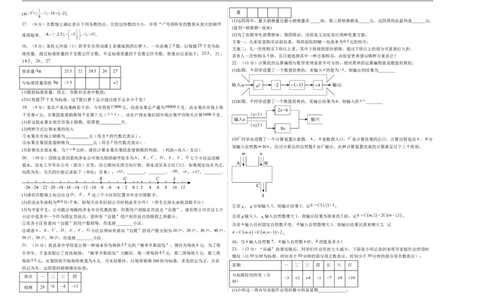 七年级数学期中模拟卷（考试版A3）测试范围：人教版2024七年级上册1.1-3.2（全国通用）_初中数学人教版_7上-初中数学人教版_7上-初中数学人教版（新版）_06习题试卷_期中试卷