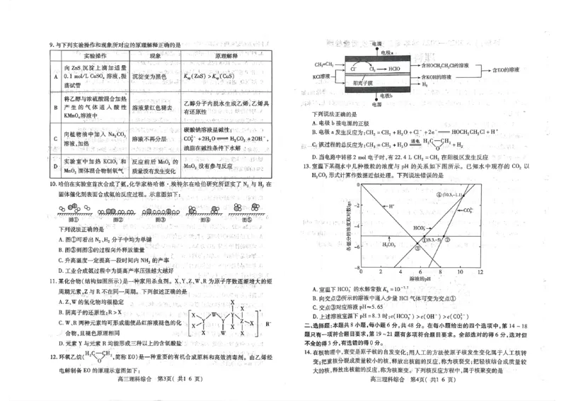 2023届河南省许昌、济源、洛阳、平顶山四市高三第三次质量检测理科综合试题公众号：一枚试卷君_05高考化学_高考模拟题_新高考