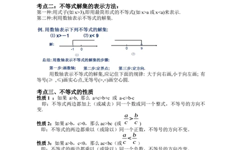 9.1不等式(解析版）_初中数学人教版_7下-初中数学人教版_7下-初中数学人教版（旧版）赠送_07专项讲练_9.1不等式
