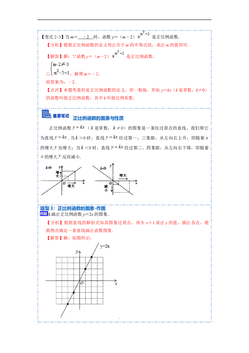 19.2.1正比例函数(精讲)-重要笔记八年级数学下学期重要考点精讲精练(人教版)（解析版）_初中数学人教版_八年级数学下册_保存转存之后查看(1)_旧版-可参考_07专项讲练