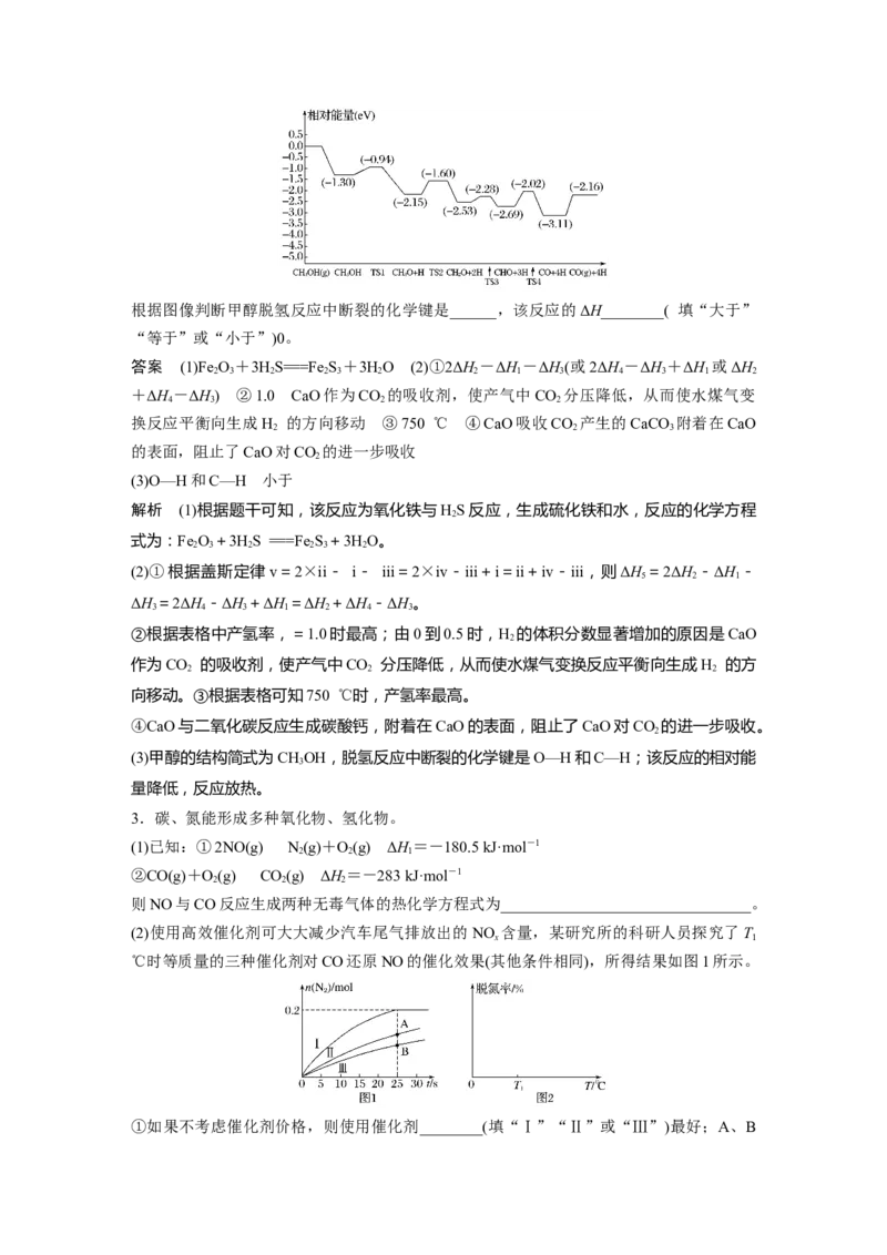 2022年高考化学一轮复习第7章第36讲微专题19　化学反应速率、平衡原理在物质制备中的调控作用_05高考化学_新高考复习资料_2022年新高考资料_2022年一轮复习各版本