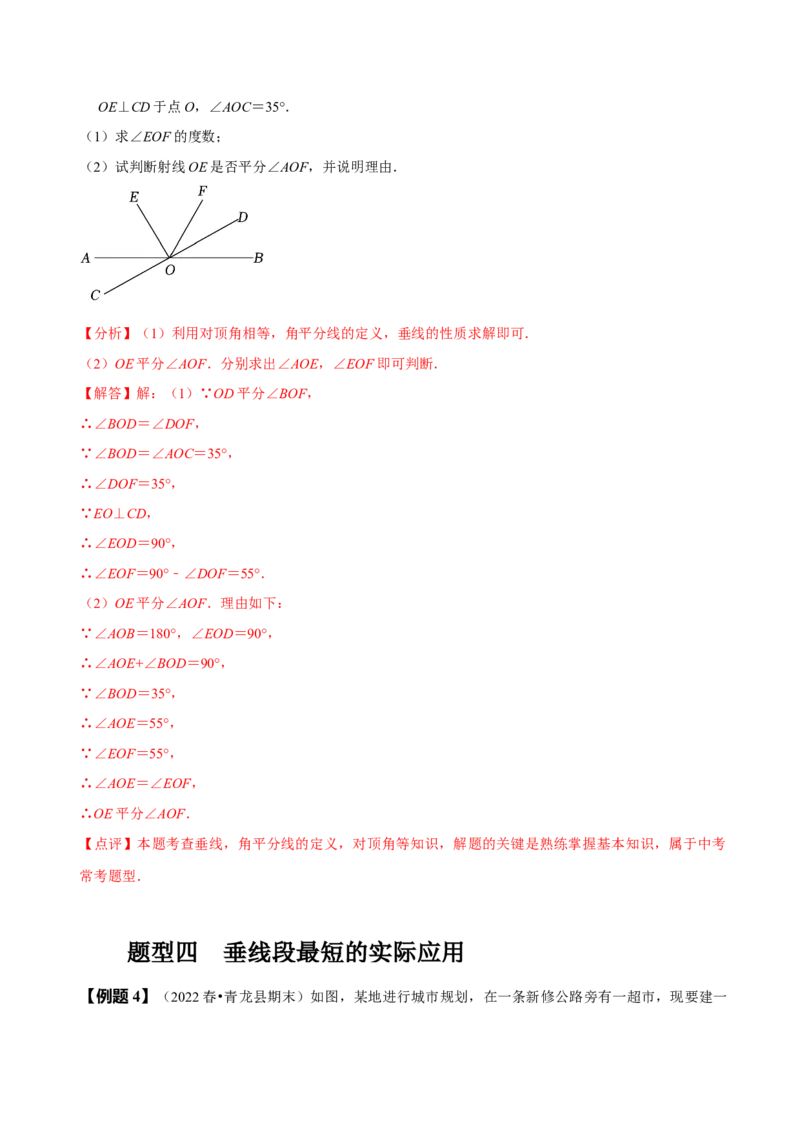 5.1相交线-题型&middot;技巧培优系列2022-2023学年七年级数学下册同步精讲精练(人教版)（解析版）_初中数学人教版_7下-初中数学人教版_7下-初中数学人教版（旧版）赠送_07专项讲练
