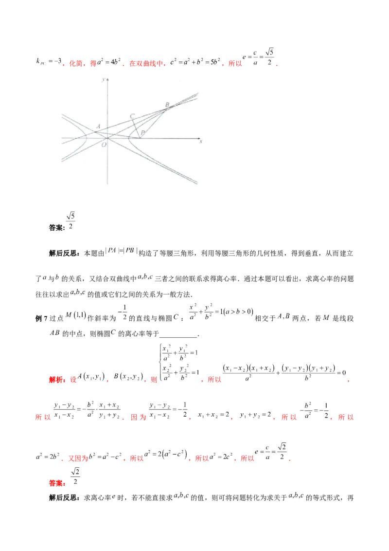 第三章圆锥曲线的方程知识总结（思维导图+知识记诵+能力培养）（含解析）_2.2025数学总复习_2023年新高考资料_备战2023年高考数学抢分秘籍（新高考专用）