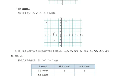 9.1.1平面直角坐标系的概念（导学案）_初中数学人教版_7下-初中数学人教版_7下-初中数学人教版（2025春季新版）持续更新_01课件+教案+导学案更新中_导学案