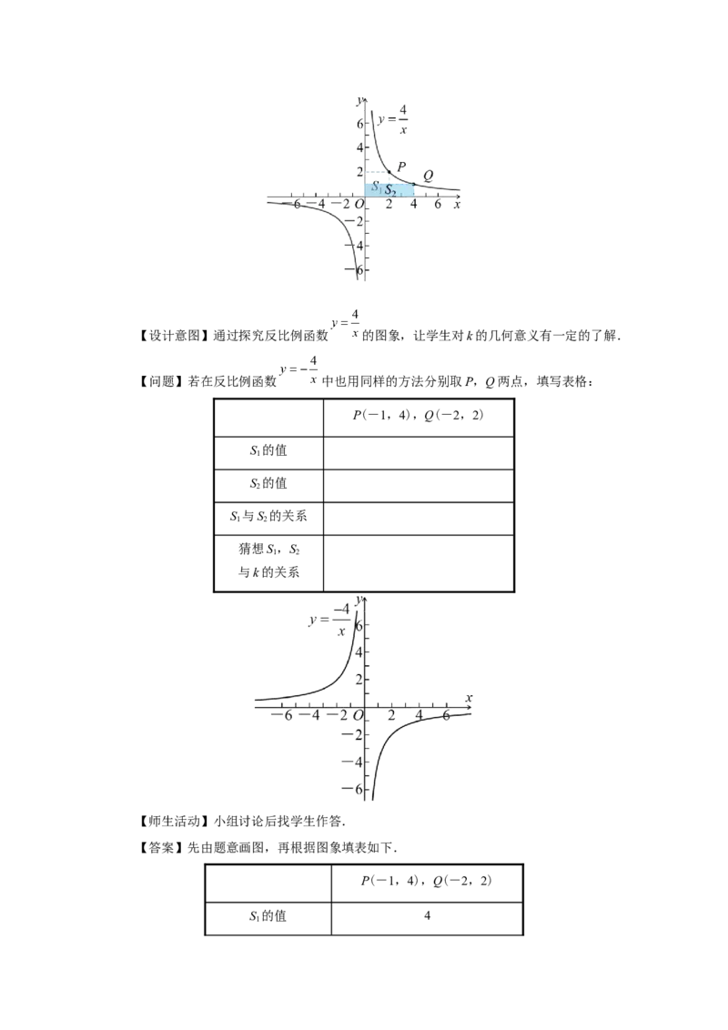 26.1反比例函数（第2课时）[教学设计]_初中数学人教版_9下-初中数学人教版_01课件+教案（配套）_课件+教案+分层作业（2024）_课件+教案