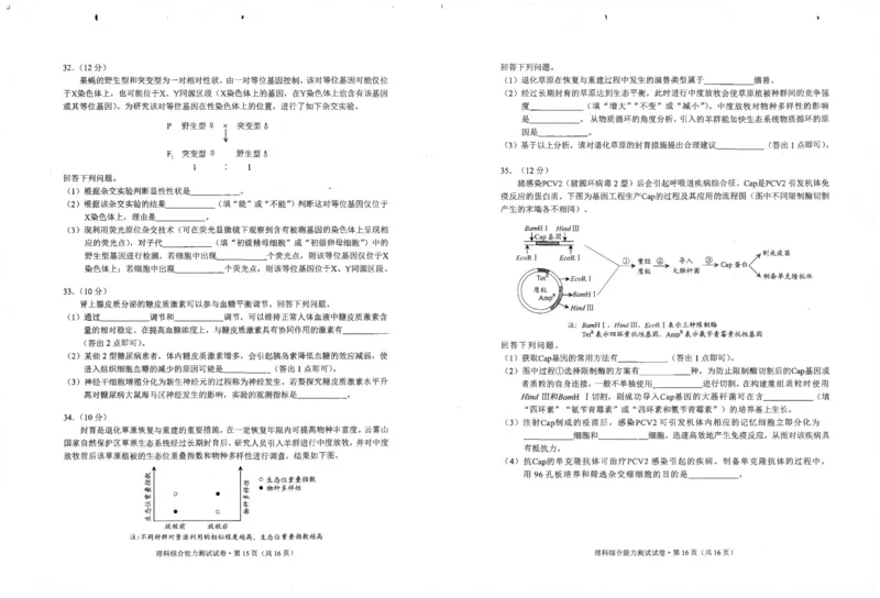 2023届云南省昆明市三诊一模高三复习教学质量检测理科综合试卷公众号：一枚试卷君_05高考化学_高考模拟题_新高考_2023届云南省昆明市高三&ldquo;三诊一模&rdquo;理综