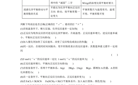 2023年高考化学二轮复习（全国版）第2部分回扣基础规范答题　三、化学基本理论误区突破_05高考化学_通用版（老高考）复习资料_2023年复习资料_二轮复习
