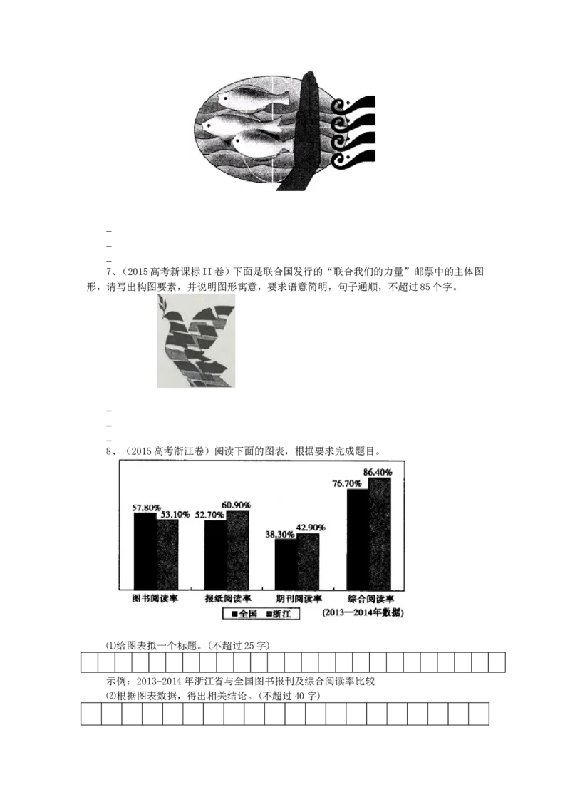 巩固练习_图文转换_高语_1高中语文_语文北京四中高考冲刺总复习_高考冲刺：语文总复习_总复习：图文转换