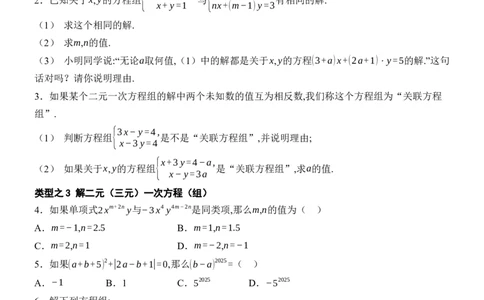 [22004398]第十章二元一次方程组四能训练（含答案）2024-2025学年数学人教版七年级下册_初中数学人教版_7下-初中数学人教版_7下-初中数学人教版（2025春季新版）持续更新_05习题试卷