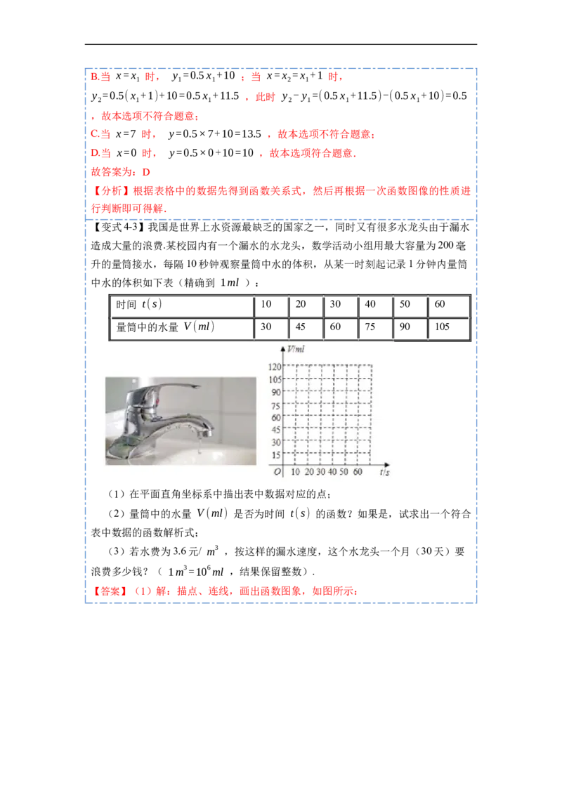 19.1.2函数的图象(精讲)-重要笔记八年级数学下学期重要考点精讲精练(人教版)（解析版）_初中数学人教版_八年级数学下册_保存转存之后查看(1)_旧版-可参考_07专项讲练