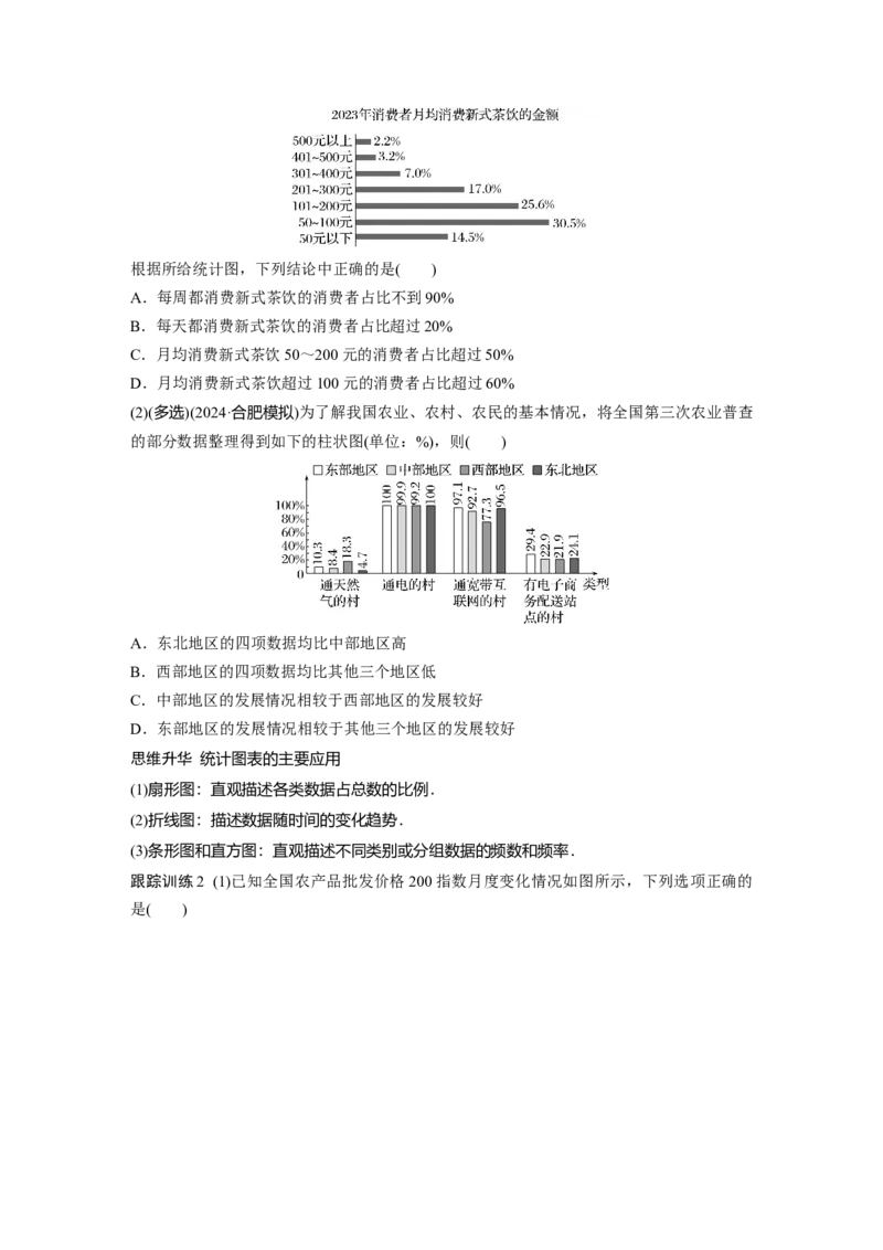 第九章　&sect;9.1　抽样的基本方法与统计图表_2.2025数学总复习_2025年新高考资料_一轮复习_2025高考大一轮复习讲义+课件（完结）_2025高考大一轮复习数学（北师大版）_学生用书Ｗord版文档_724