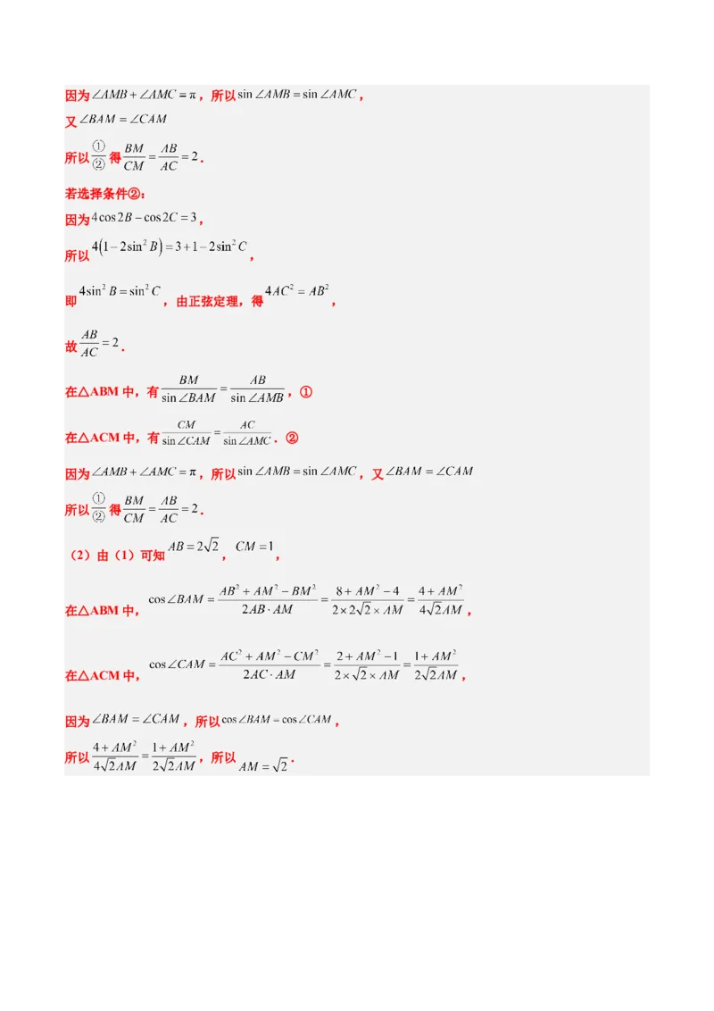 素养拓展18解三角形中的结构不良问题（精讲+精练）一轮复习讲义2024年高考数学高频考点题型归纳与方法总结（新高考通用）解析版_2.2025数学总复习_2024年新高考资料_1.2024一轮复习