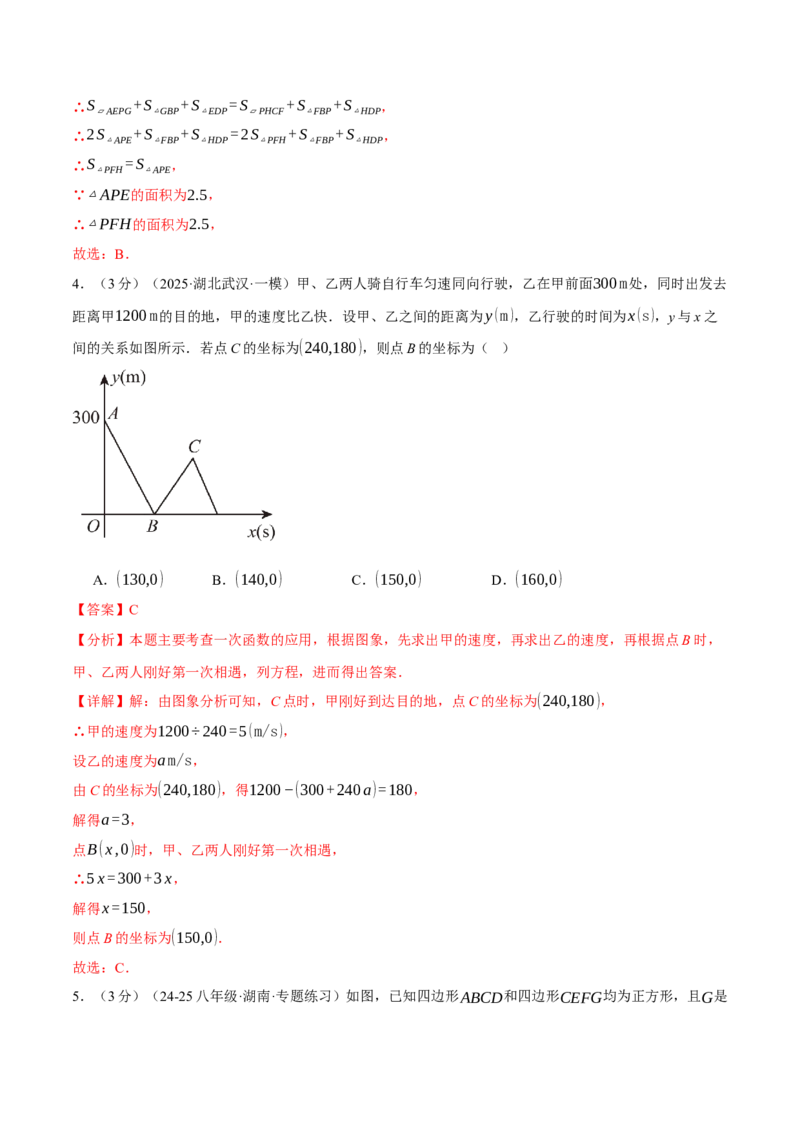八年级（下）月考数学试卷（5月份）（拔尖卷）（考查范围：第16~19章）（人教版）（教师版）_初中数学_八年级数学下册（人教版）_母题专项-U66_2025版