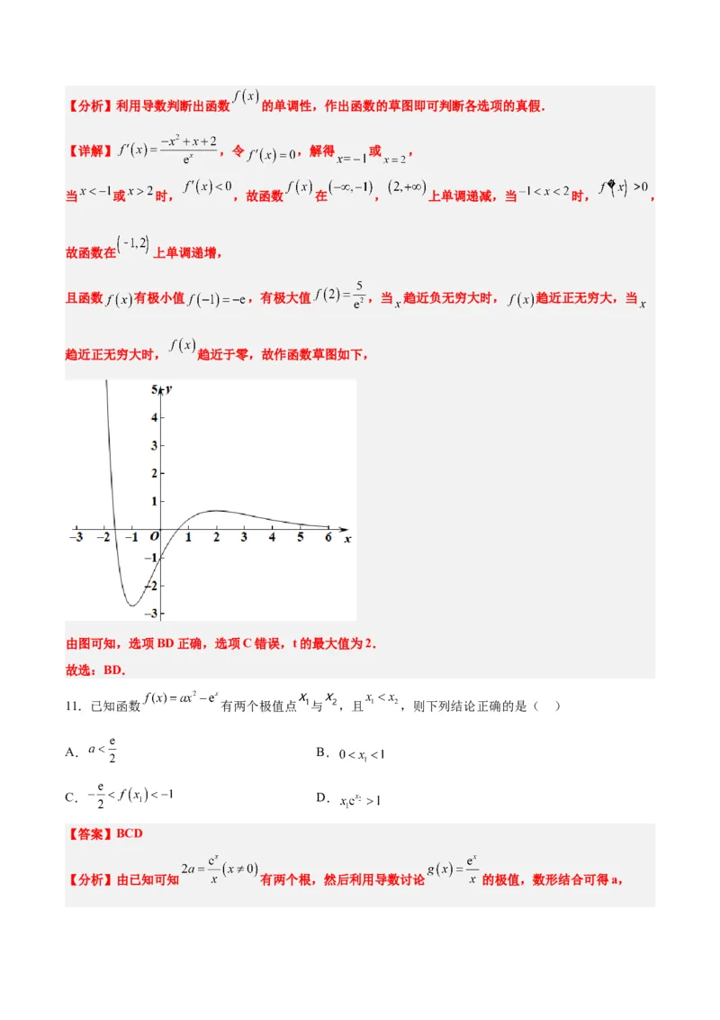 第四章导数及其应用（综合检测）一轮复习讲义2024年高考数学高频考点题型归纳与方法总结（新高考通用）解析版_2.2025数学总复习_2024年新高考资料_1.2024一轮复习
