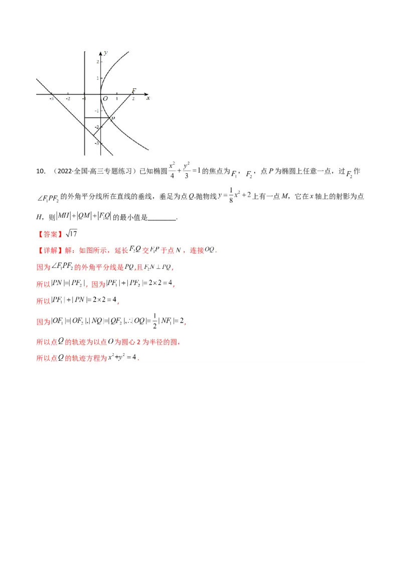 第5讲圆锥曲线综合问题(解析版）_2.2025数学总复习_2023年新高考资料_二轮复习_备战2023年高考数学二轮复习专题讲练（新高考版）_专题六解析几何