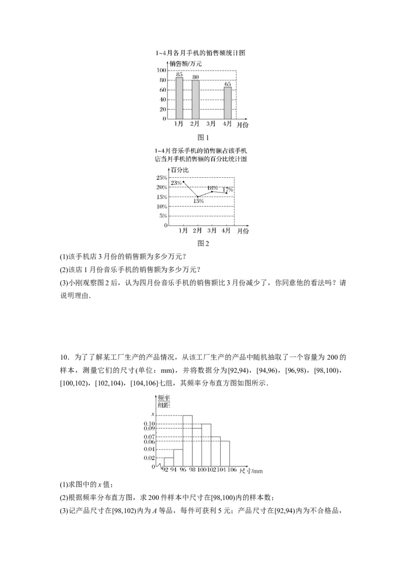 第9章　&sect;9.1　随机抽样、统计图表_2.2025数学总复习_2024年新高考资料_1.2024一轮复习_2024年高考数学一轮复习讲义（新高考版）_学生版在此文件夹_学生用书Word版文档_一轮复习81练