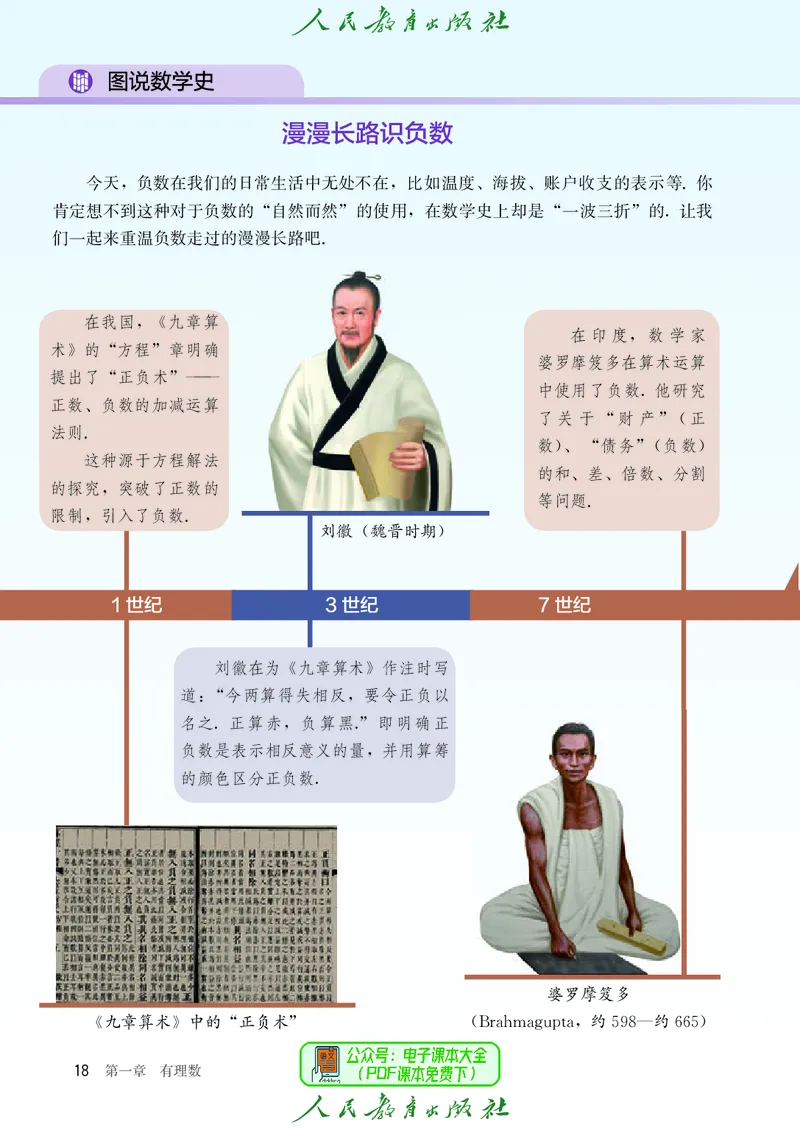 数学七年级上册_初中数学_七年级数学上册（人教版）