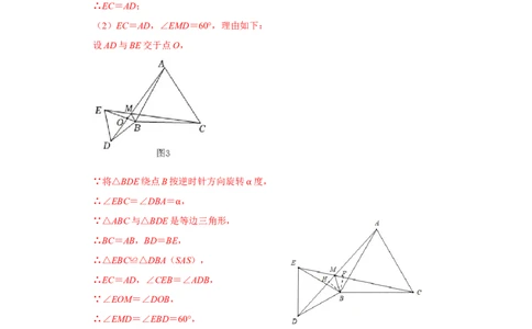 专项06手拉手综合应用（解析版）_初中数学人教版_8上-初中数学人教版_旧版_07专项讲练_高分突破必练专题八年级数学上册（人教版）