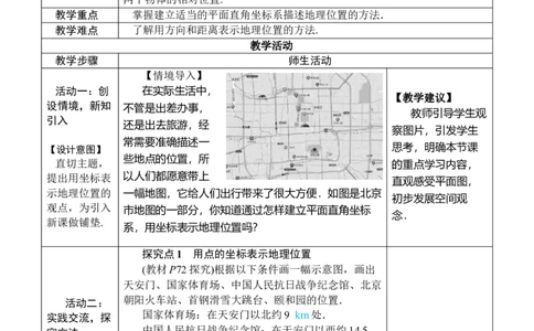 9.2.1用坐标表示地理位置_初中数学人教版_7下-初中数学人教版_7下-初中数学人教版（2025春季新版）持续更新_03教案齐全_第九章平面直角坐标系_9.2坐标方法的简单应用