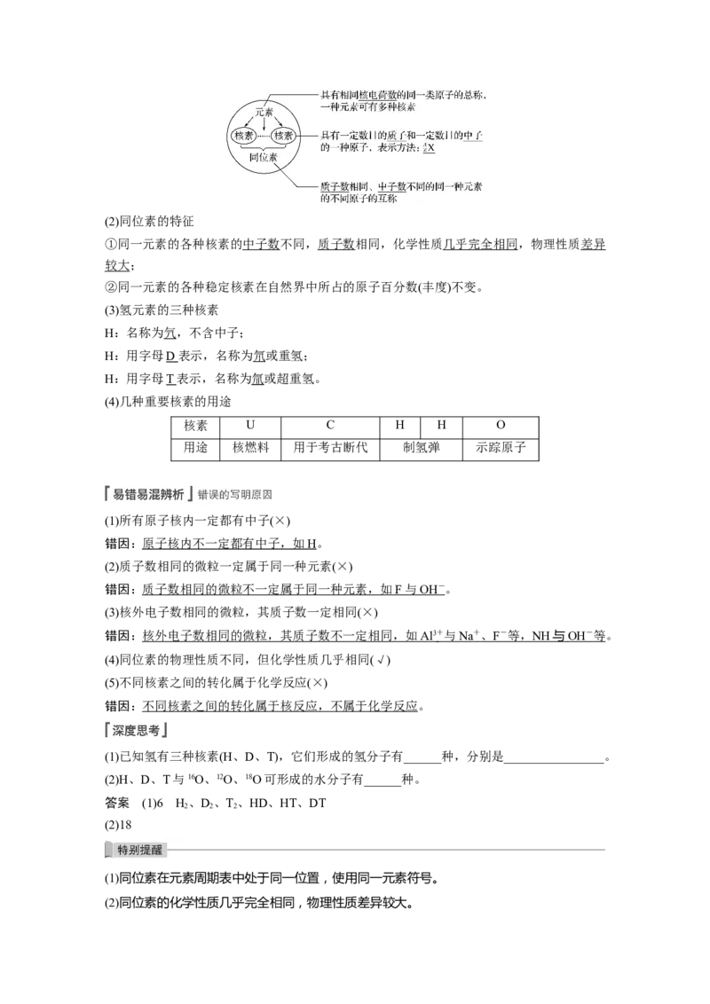 2022年高考化学一轮复习第5章第27讲　原子结构　化学键_05高考化学_新高考复习资料_2022年新高考资料_2022年一轮复习各版本_1.高考化学2022年一轮复习通用版