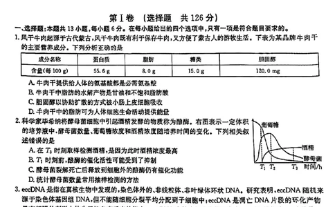 2023届山西黑龙江高三金太阳3月联考910C理综_05高考化学_高考模拟题_新高考