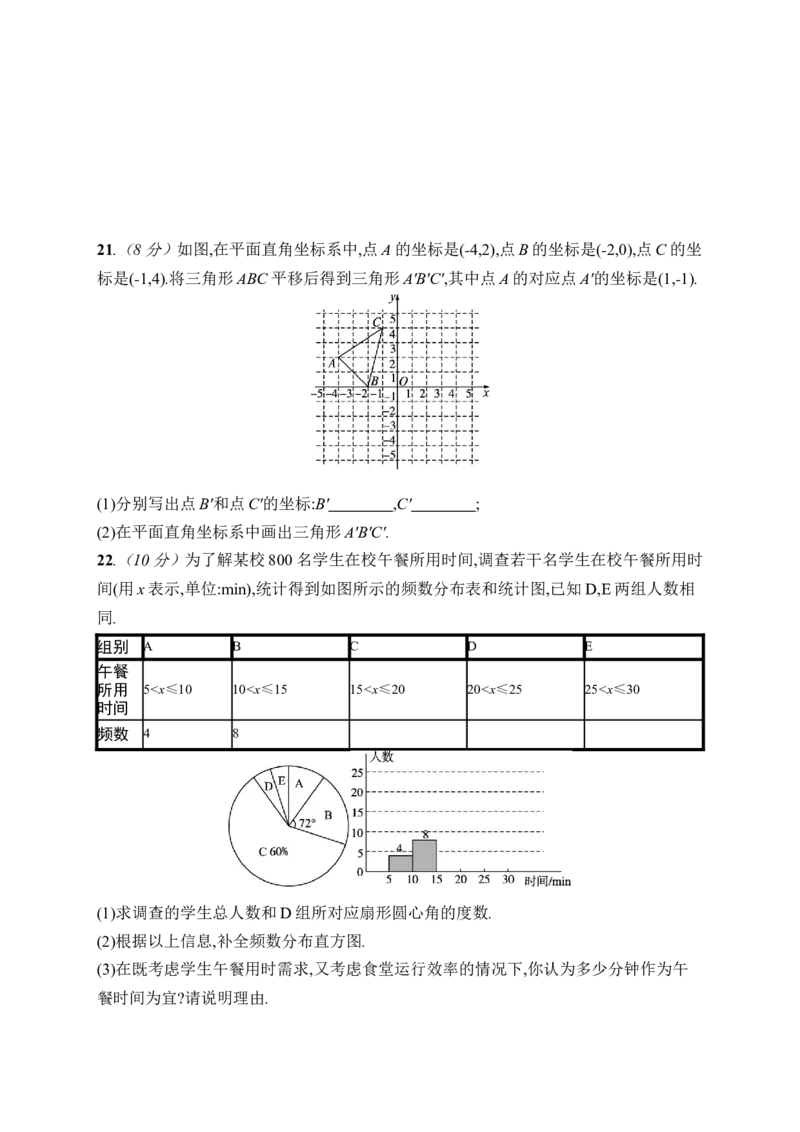 人教版七年级数学下册期末综合测试卷_初中数学_七年级数学下册（人教版）_期中+期末